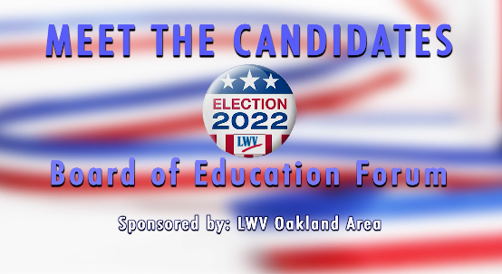 Thumbnail image for League of Women Voters - Bloomfield Hills Schools Board of Education- Meet the Candidates