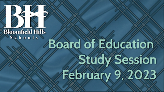 Thumbnail image for BHS: Board of Education Study Session Feb. 9, 2023