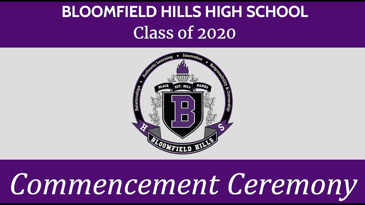 Thumbnail image for Bloomfield Hills High School: 2020 Commencement Ceremony
