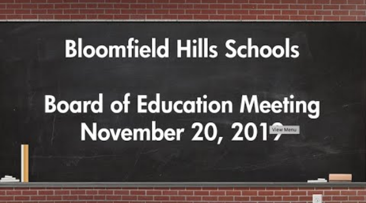 Thumbnail image for Board of Education Meeting Nov. 20, 2019