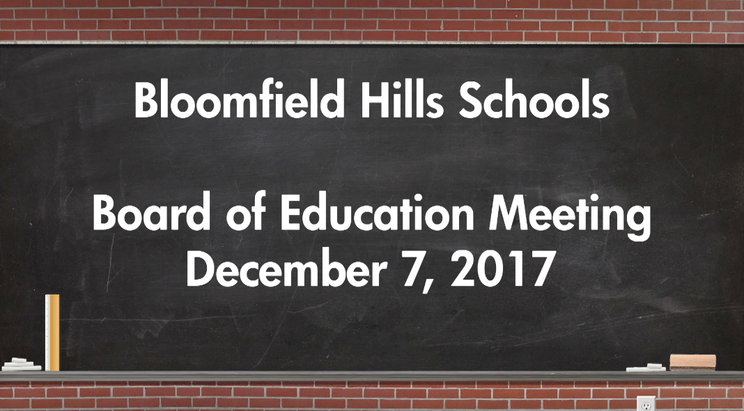 Thumbnail image for Board of Education Meeting Dec. 7, 2017