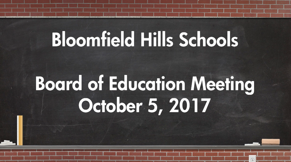 Thumbnail image for Board Of Eduction Meeting Oct. 5, 2017