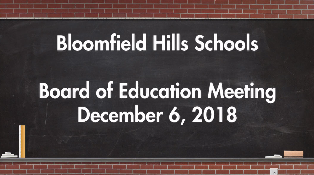 Thumbnail image for Board of Education Meeting Dec 6 2018