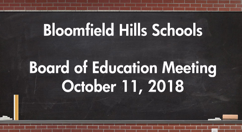 Thumbnail image for Board of Education Meeting Oct. 11, 2018