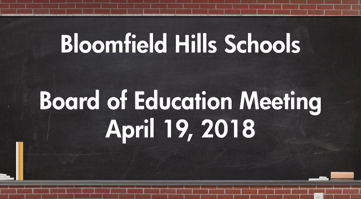 Thumbnail image for Board of Education Meeting April 19, 2018
