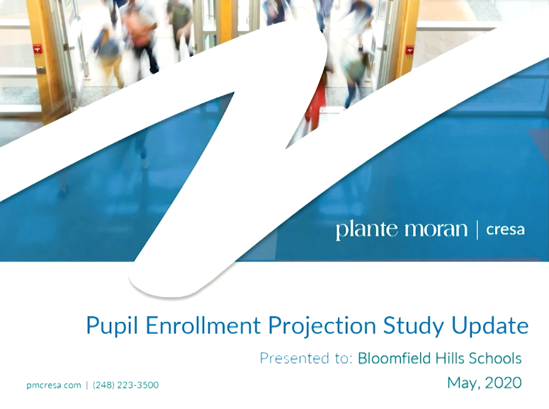Thumbnail image for Bloomfield Hills Schools Enrollment Projection Report for 2020