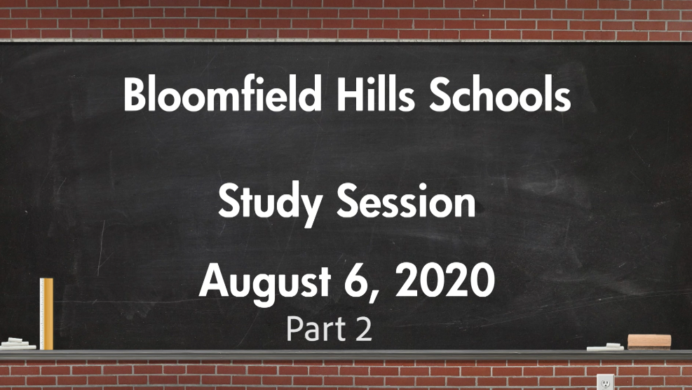 Thumbnail image for BHS Board of Education Study Session Aug 6, 2020 PART 2