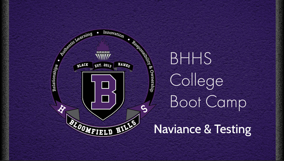 Thumbnail image for BHHS College Boot Camp Part 1  Naviance & Testing