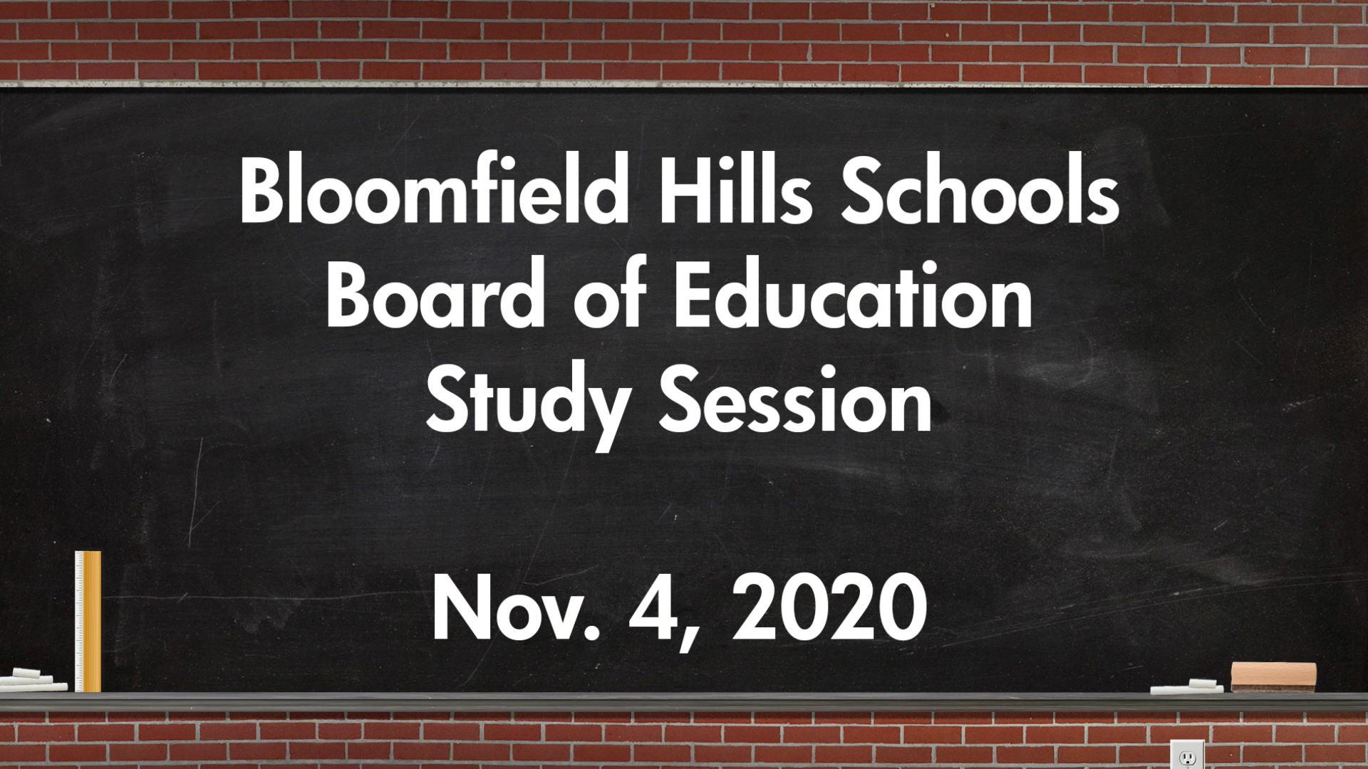 Thumbnail image for Board of Education Study Session Nov. 4, 2020
