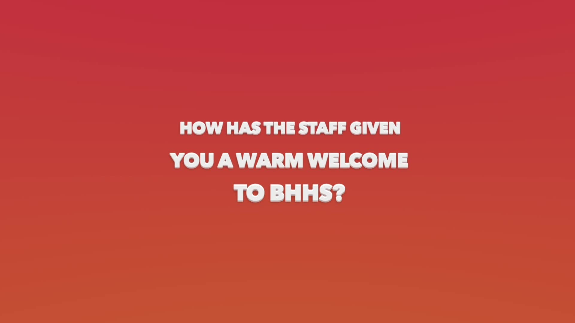 Thumbnail image for BHHS Student Appreciation of Staff