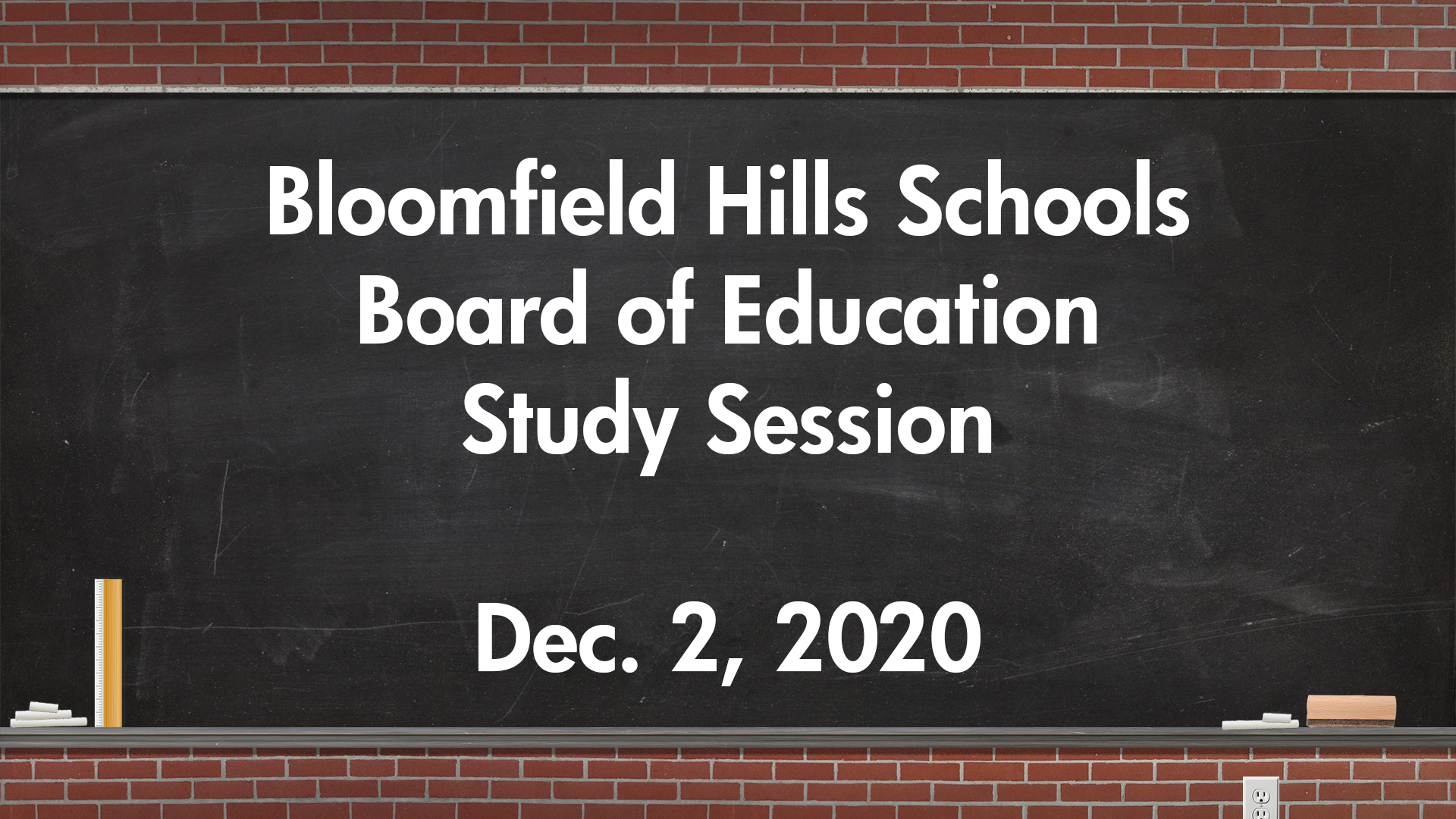 Thumbnail image for BHS: Board of Education Study Session Dec 2, 2020