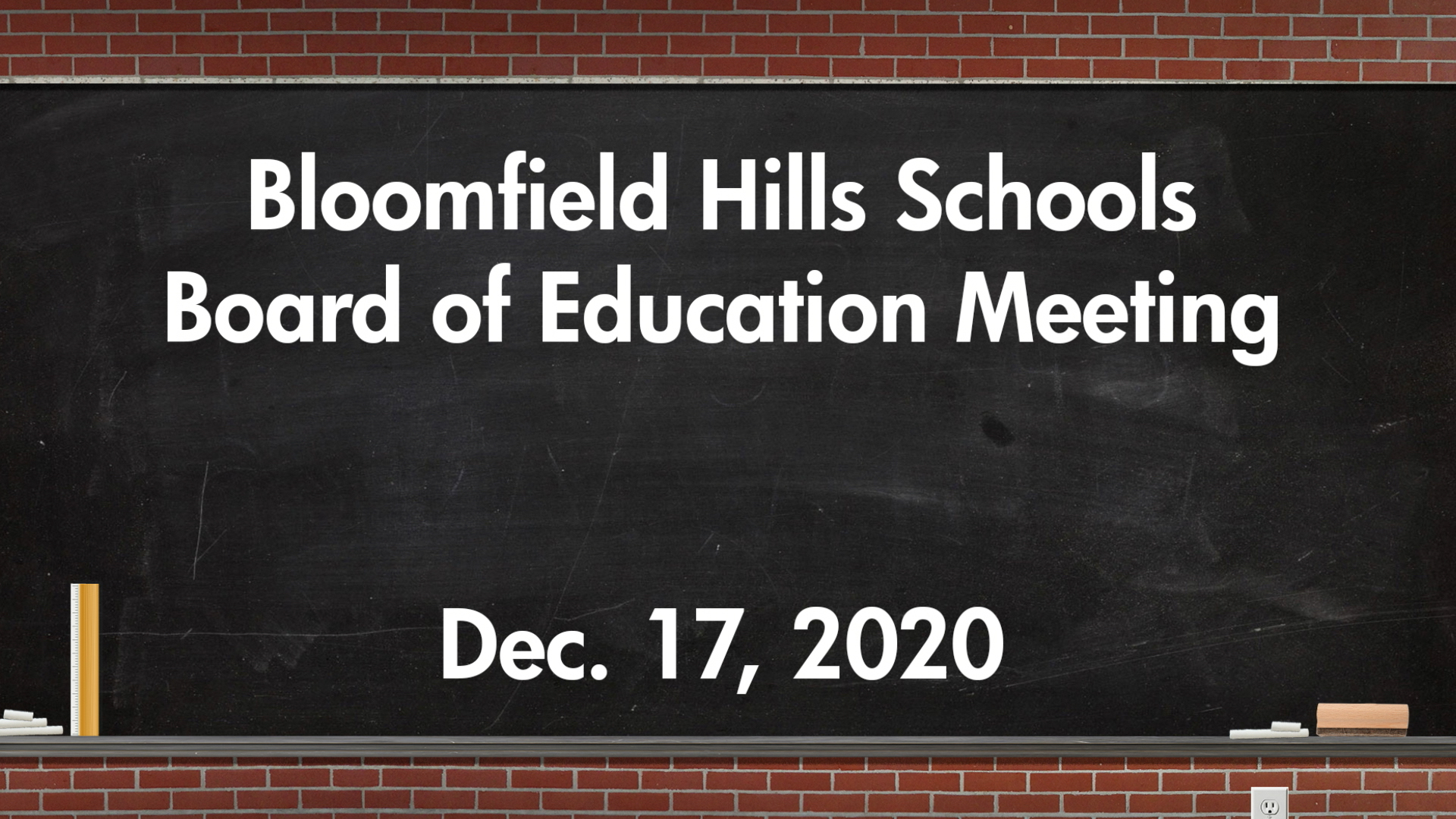 Thumbnail image for Board of Education Meeting Dec 17, 2020
