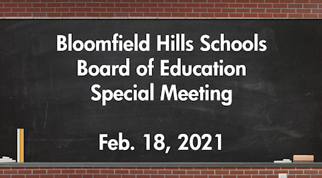Thumbnail image for BHS: Board of Education Special Meeting Feb. 18, 2021