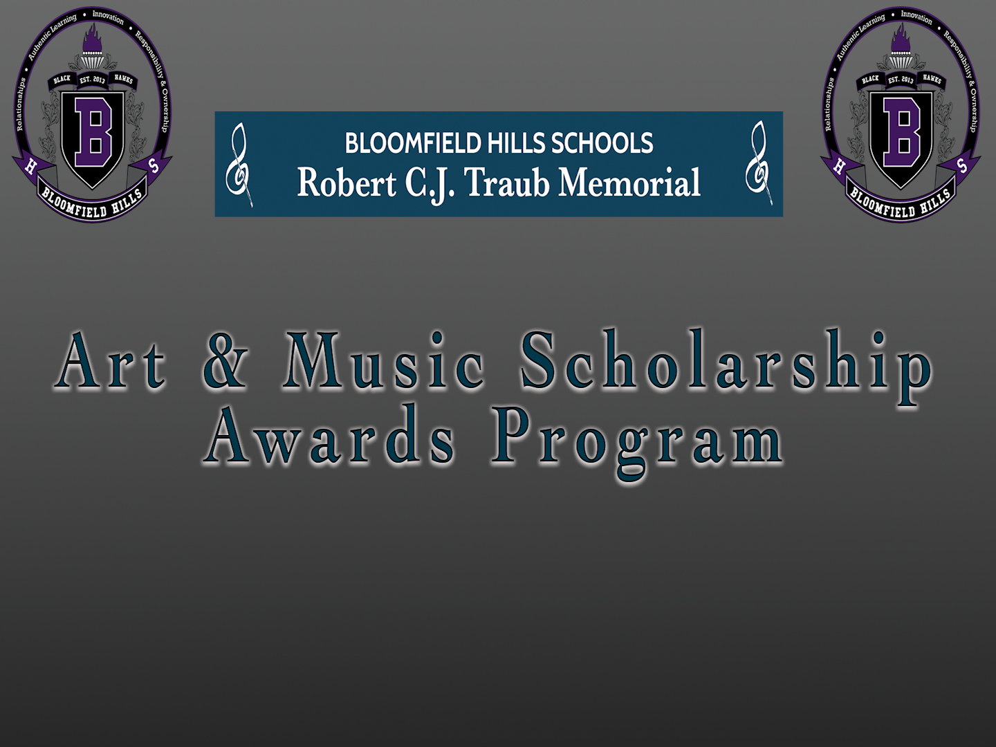 Thumbnail image for BHHS: Robert C. J. Traub Memorial Scholarship Awards  2021