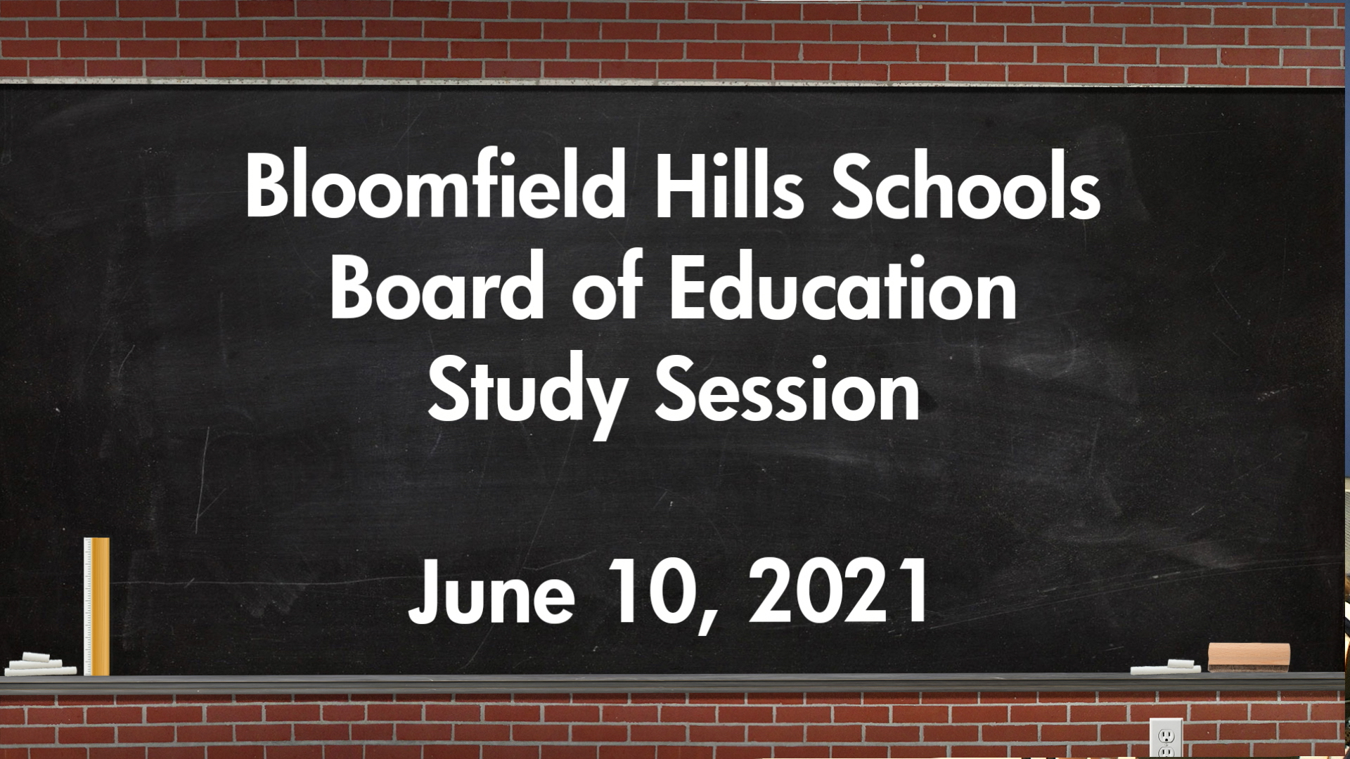 Thumbnail image for Board of Education Study Session June 10,2021