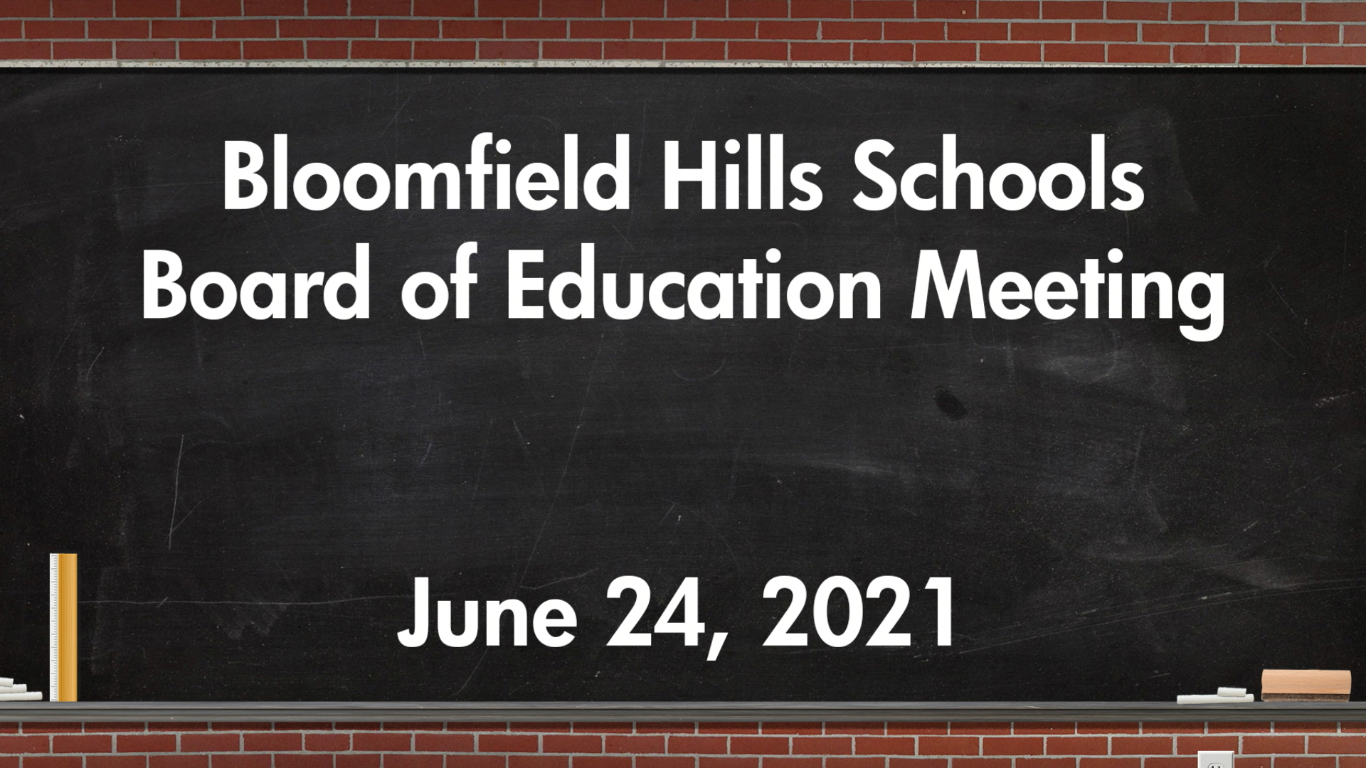 Thumbnail image for BHS Board of Education Meeting June 24, 2021