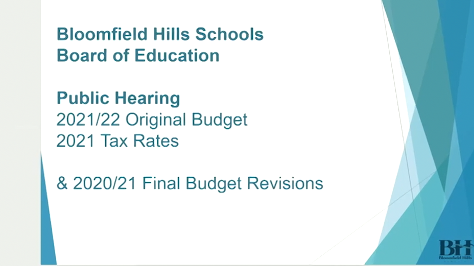 Thumbnail image for BHS: Public Hearing Budget and Tax Rates June 24, 2021